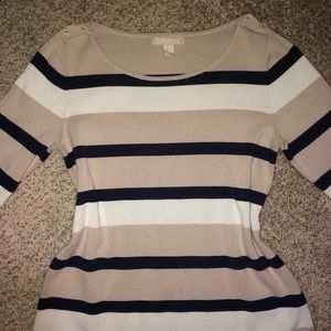 BANANA REPUBLIC 3/4 sleeve top